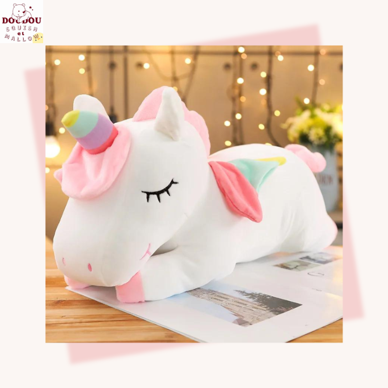 Squishmallow Licorne Mimy – Doudou coloré et réconfortant