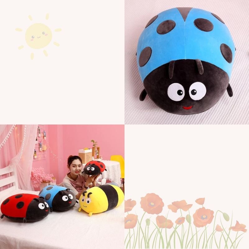 Squishmallow coccinelle P'tit pois - Peluche aussi douce qu'une maman