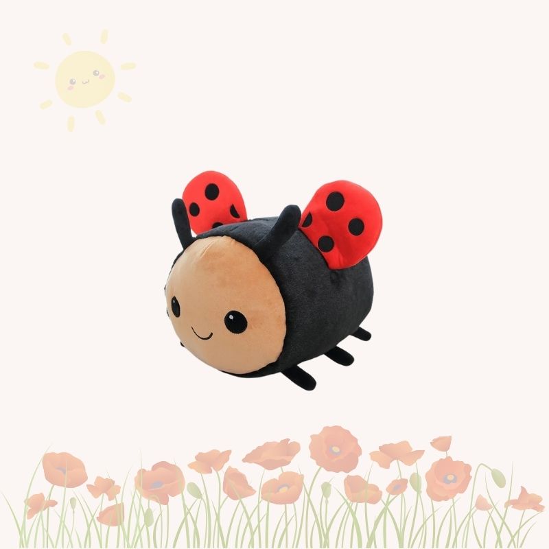Peluche coccinelle Lila