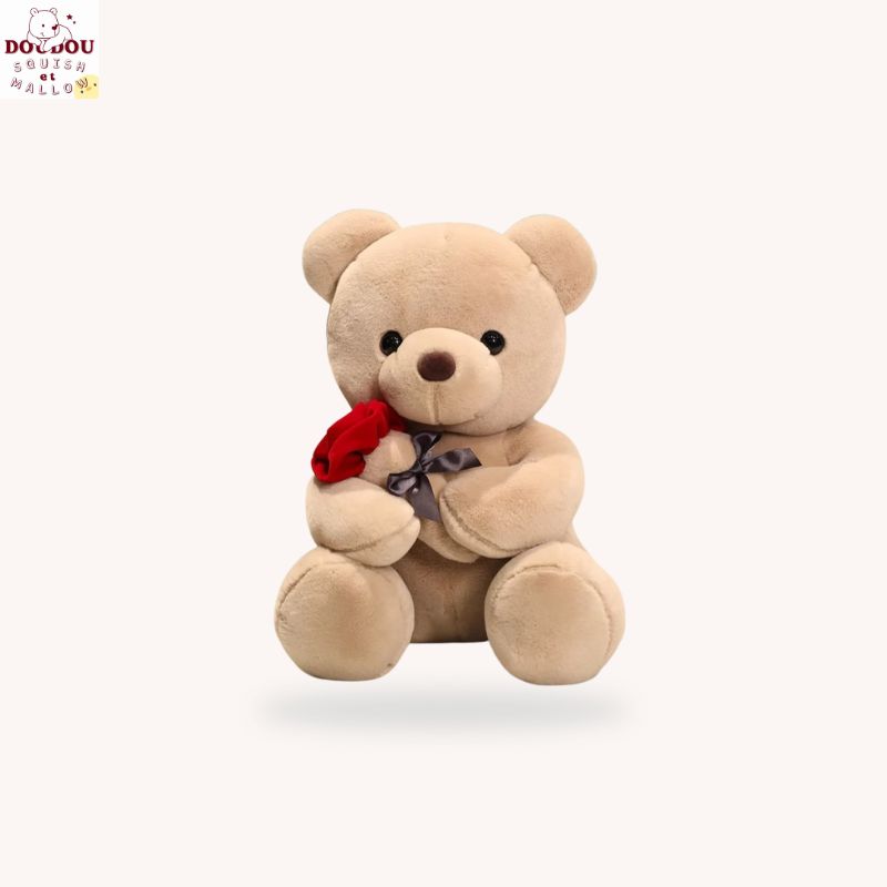 Squishmallow Ours Jason – Doudou tendre pour petits et grands