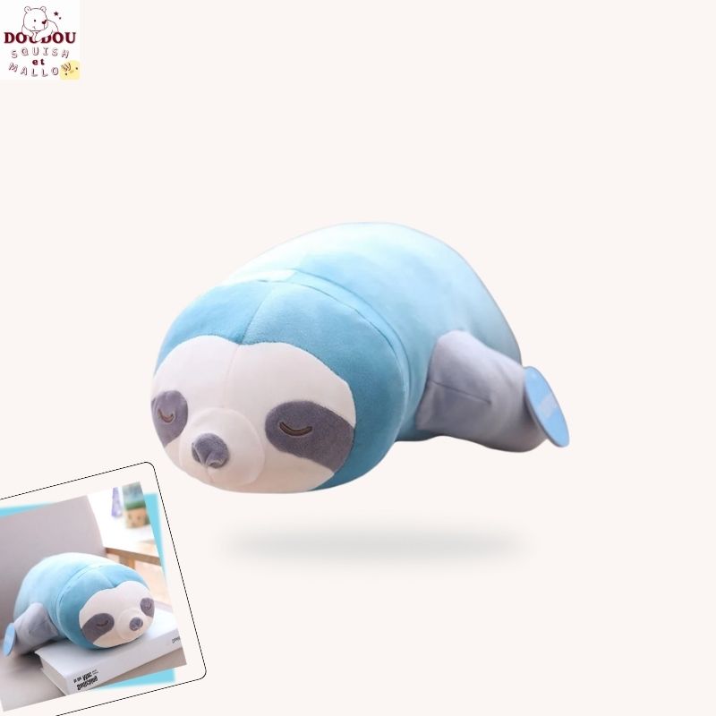 Squishmallow XXL paresseux Dodo – Doudou moelleux idéal pour se détendre