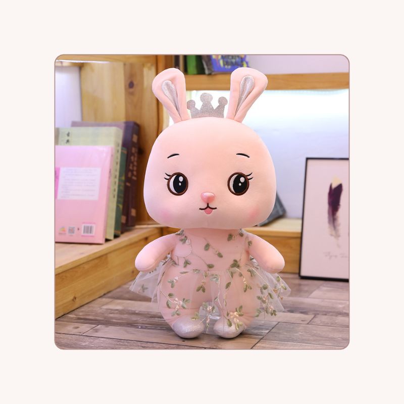 Lapin en peluche Biscotte