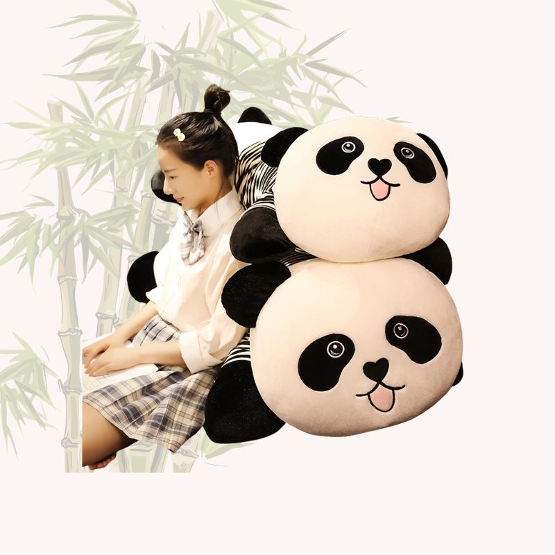 Squishmallow XXL panda Bambou 🐼 – Peluche géante douce et apaisante