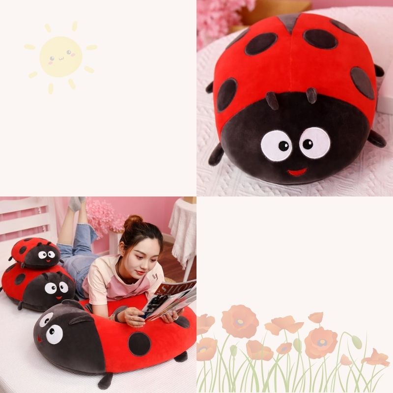 Squishmallow coccinelle Soda pop - Doudou pétillant et plein de tendresse 🐞