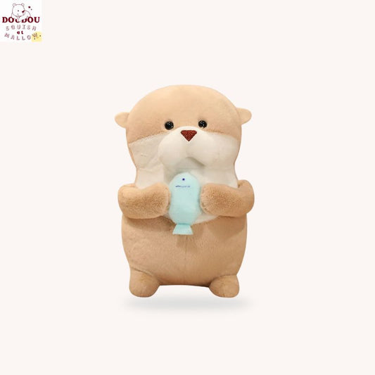 Loutre peluche Léo