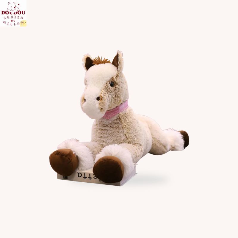 Peluche cheval géant Achille