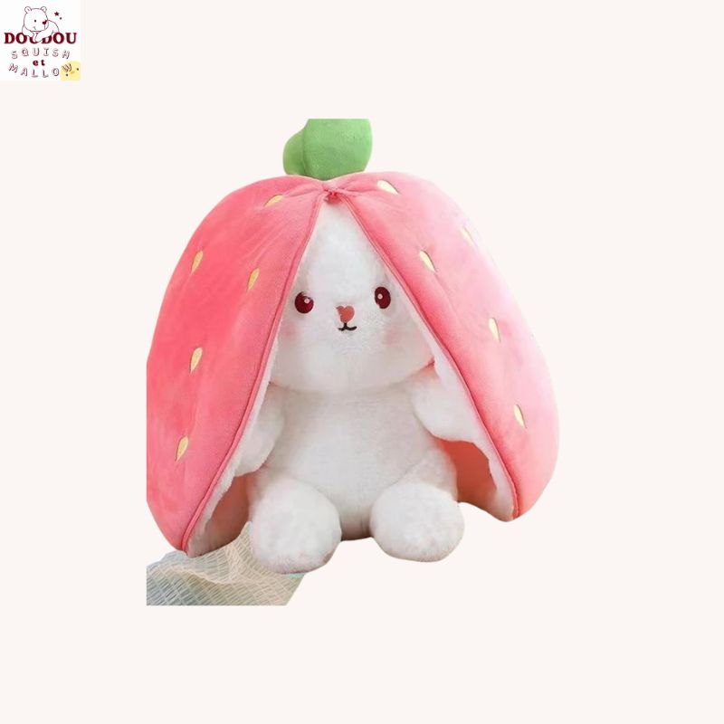 Peluche lapin carotte Fripouille