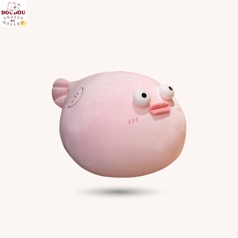 Squishmallows 50 cm | Peluche poisson-globe Jules