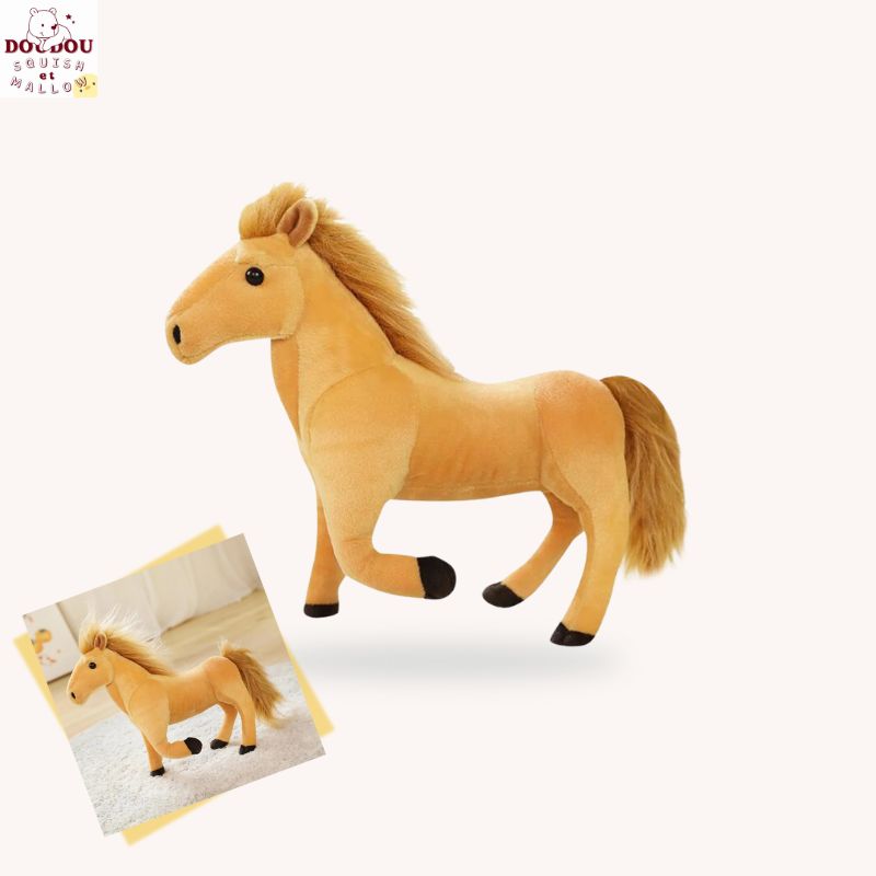 Peluche cheval Tempête