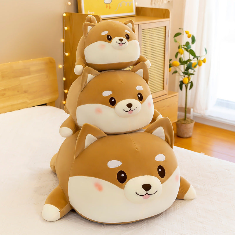 Doux Corgi Shiba Inu Poupée Slouch Chien En Peluche Jouet