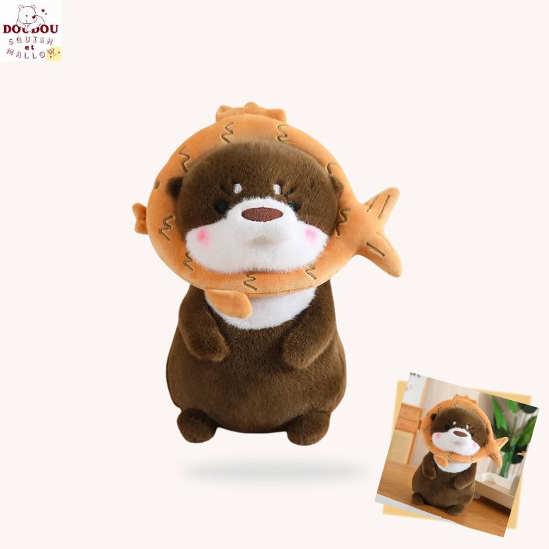 Peluche loutre Booba