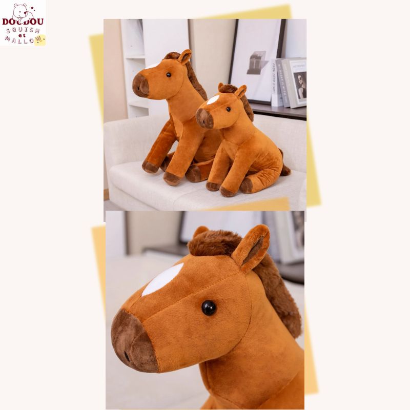 Peluche cheval Newton