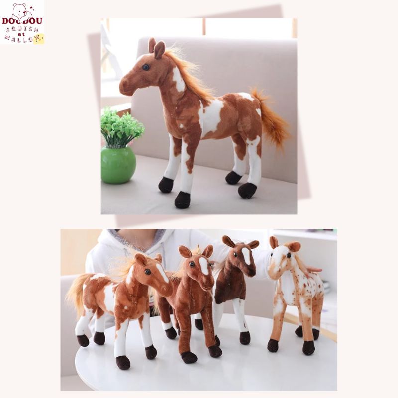 Peluche cheval Gamin