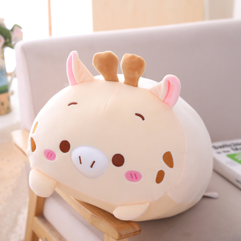 Cartoon animal pillow soft home