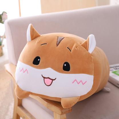 Cartoon animal pillow soft home