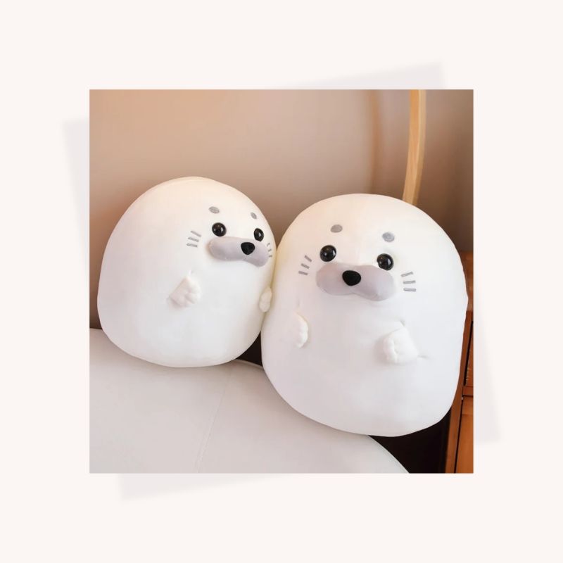 Peluche squishmallow phoque Bibi