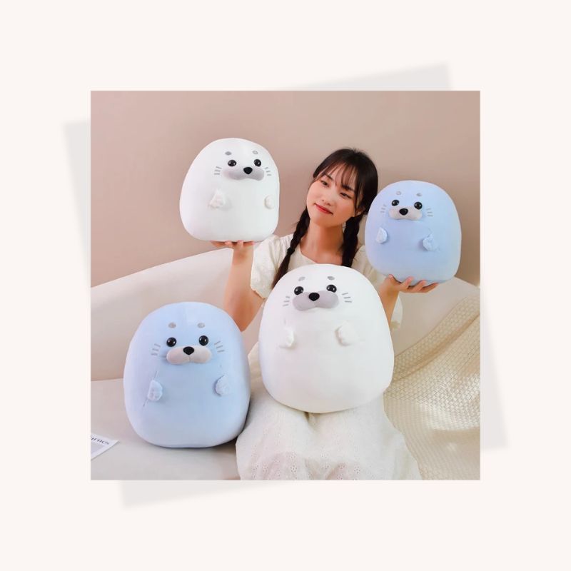 Peluche squishmallow phoque Bibi