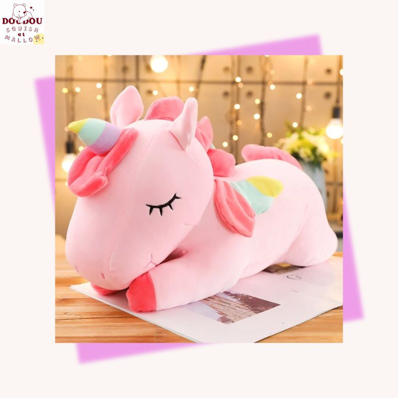 Géante peluche licorne Bella