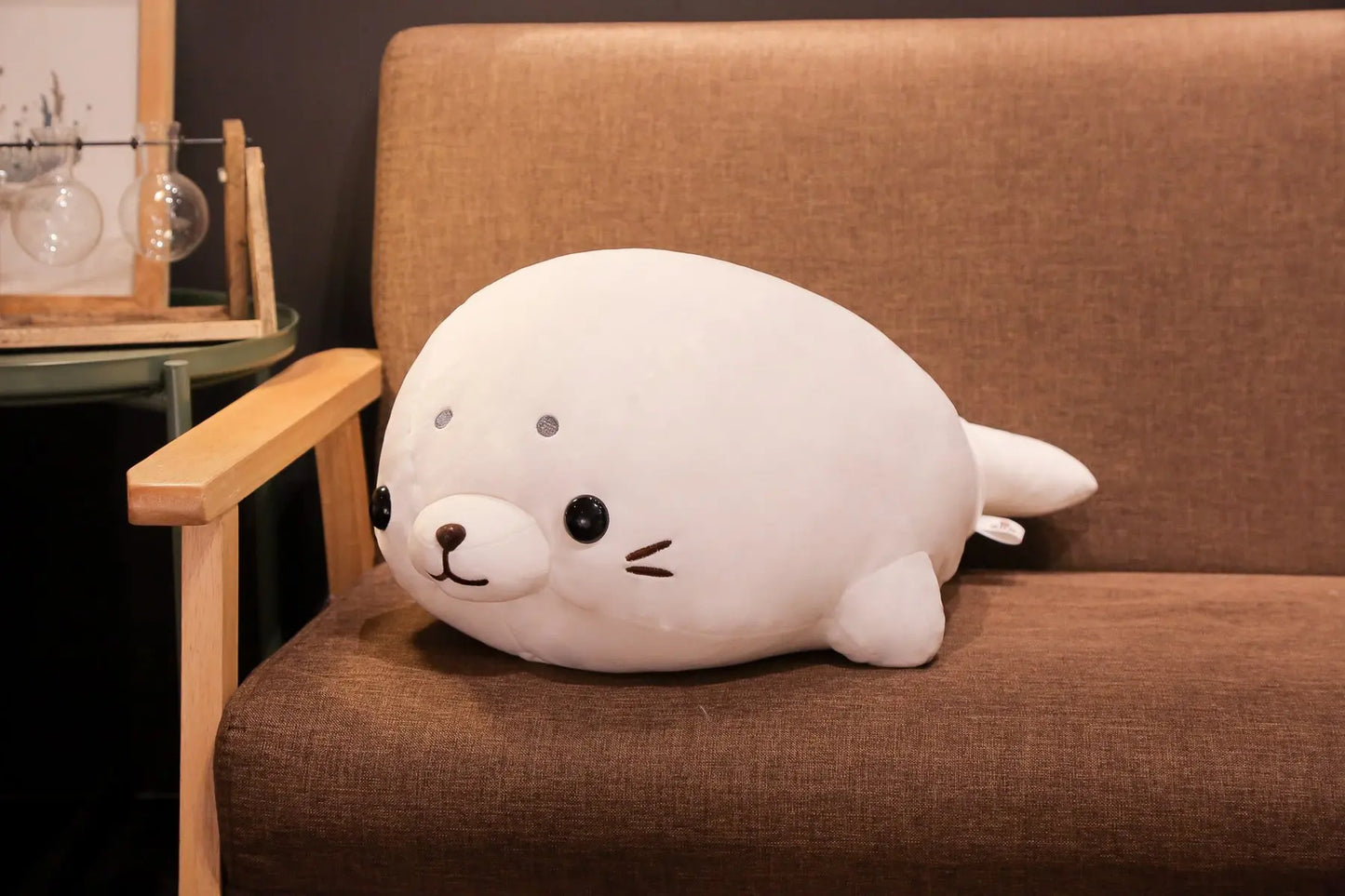 Snow seal plush