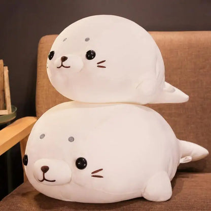 Snow seal plush