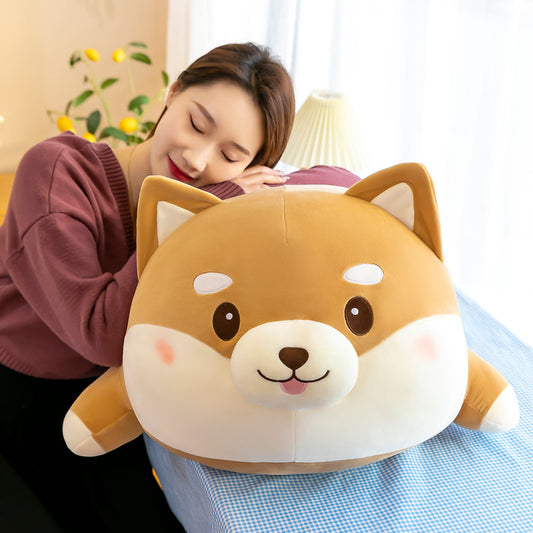 Doux Corgi Shiba Inu Poupée Slouch Chien En Peluche Jouet