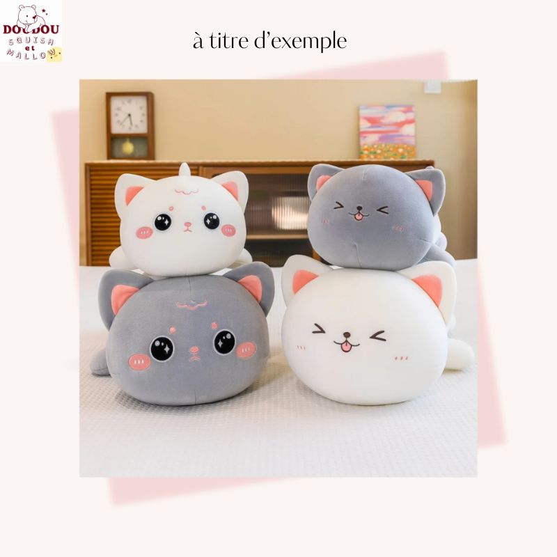 Squishmallows 50 cm | Peluche chat Minet