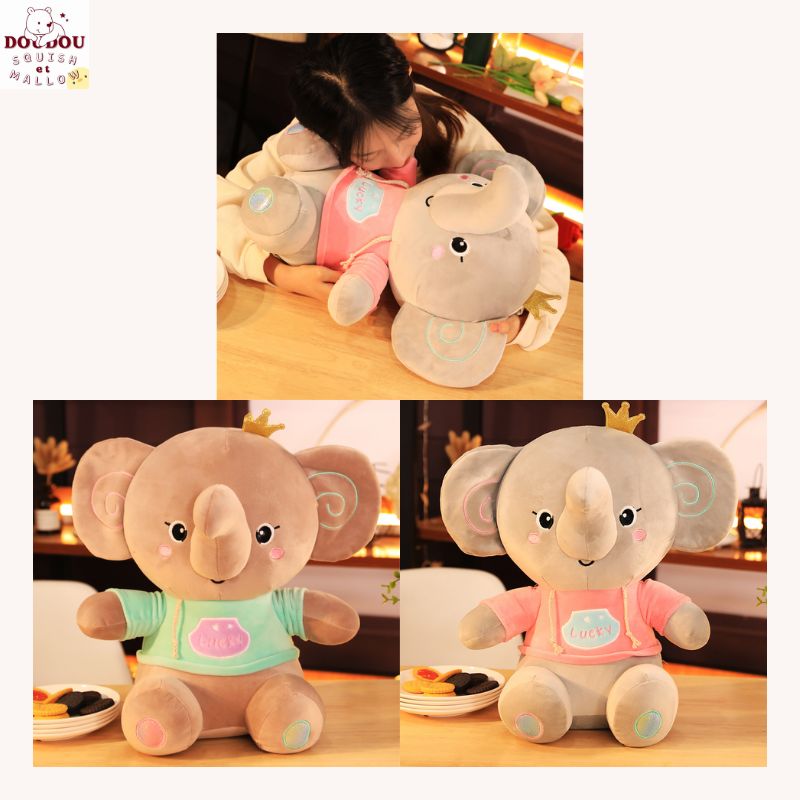 Peluche éléphant Momo