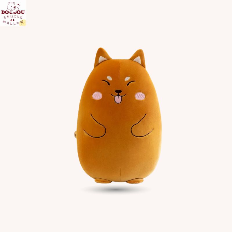 Peluche squishmallow chien Néon