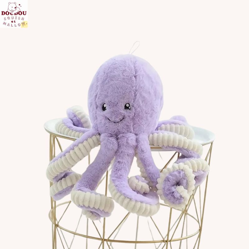 Pieuvre peluche Violette