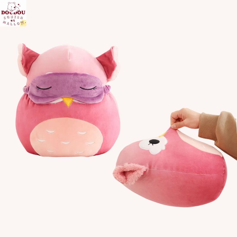 Roselyne squishmallow owl plush toy Doudou Squish et Mallow